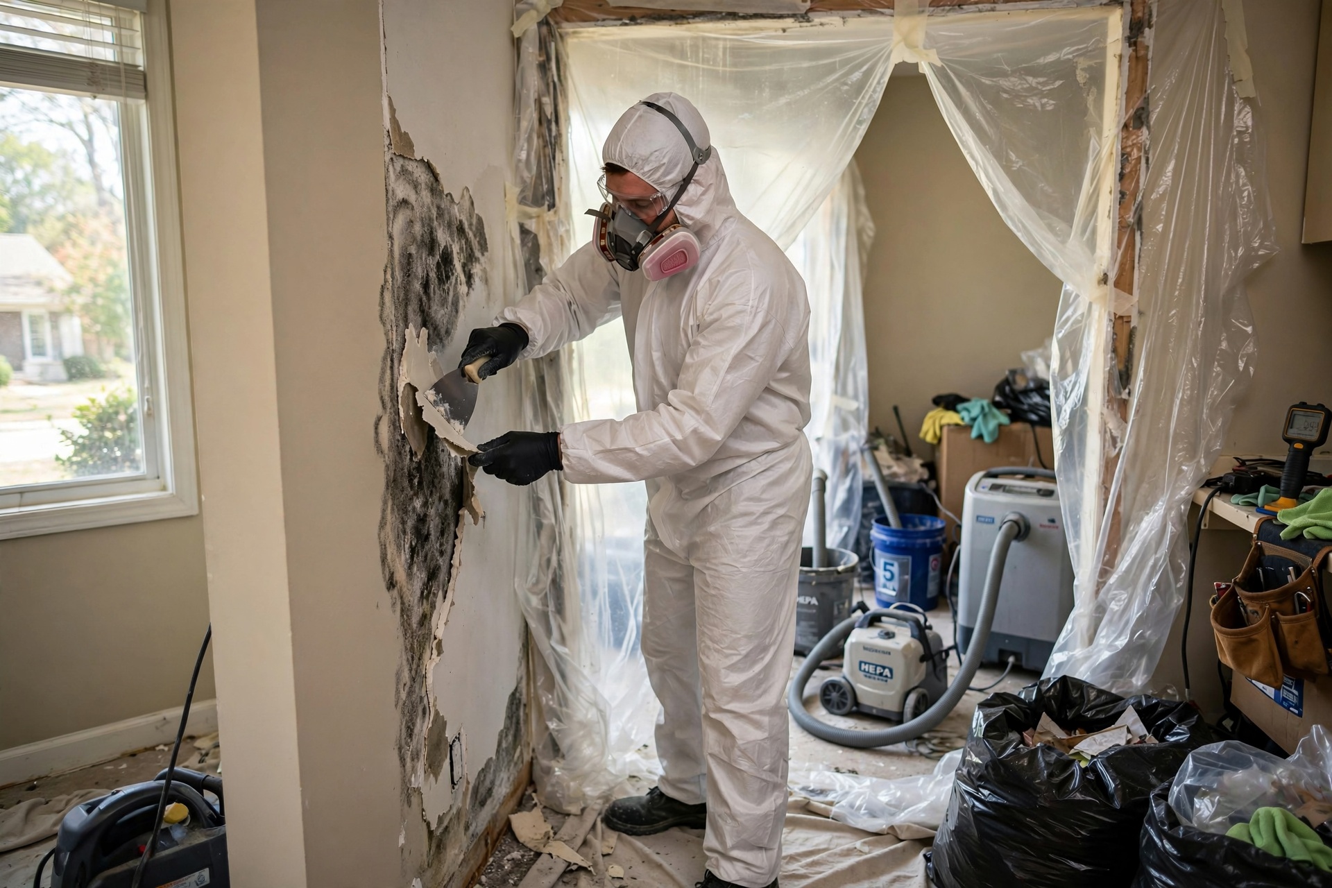 mold remediation work by Mount Juliet Mold Remediation in Mount Juliet, TN